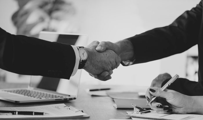 business agreement handshake