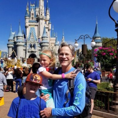 Mike Hoover with Family