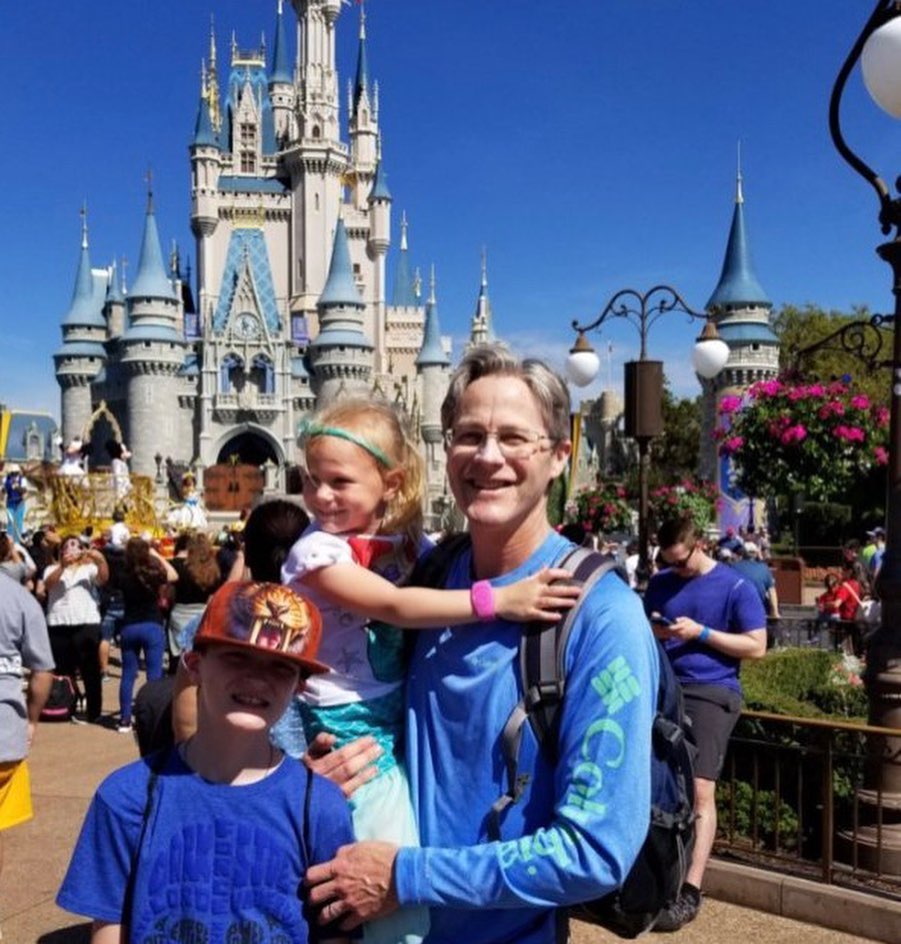Mike Hoover with Family