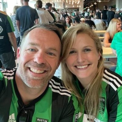 Kate Williams at Austin FC Game