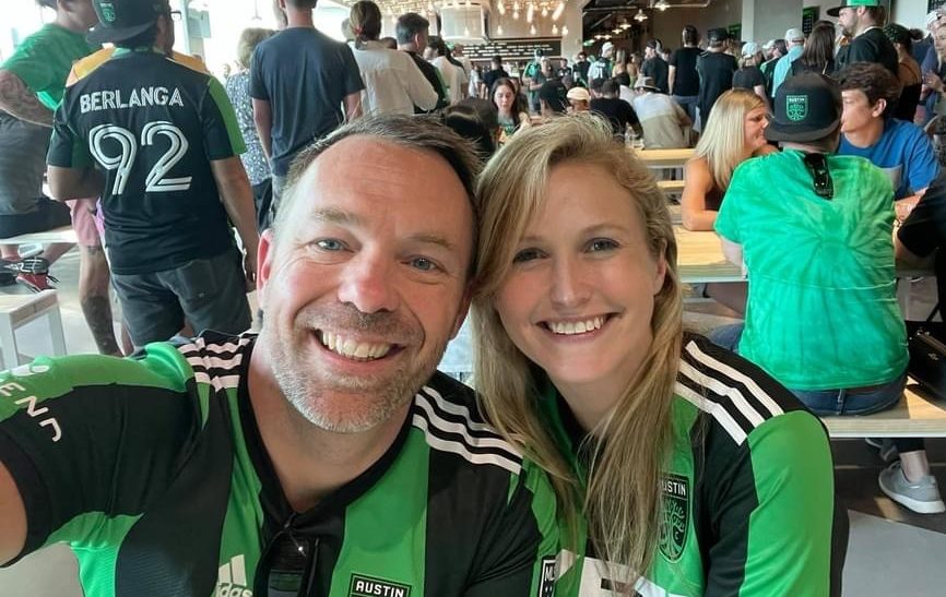 Kate Williams at Austin FC Game