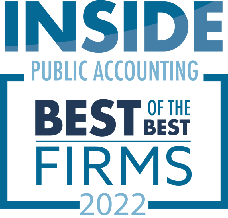 INSIDE Public Accounting Best of the Best Firms 2022