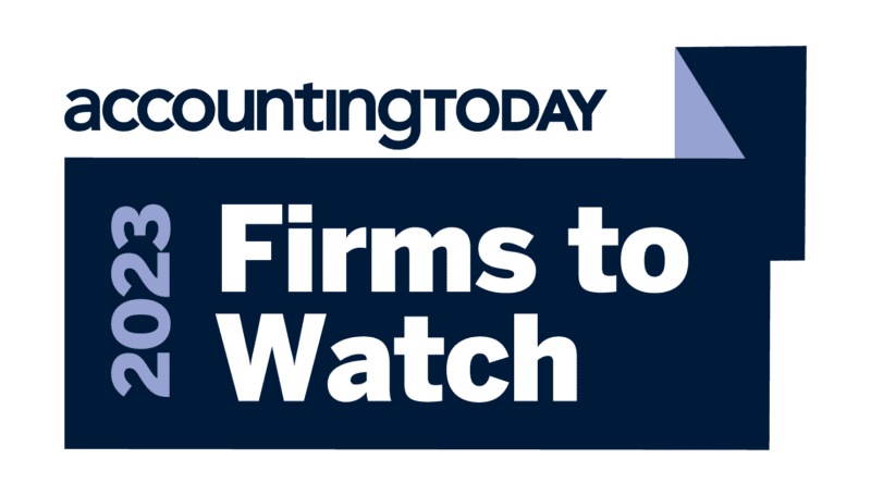 Accounting Today 2023 Firms to Watch Award
