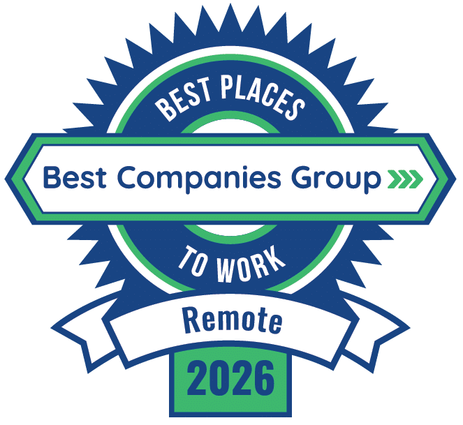 Best Companies Group Best Places to Work for Remote Employees Logo 2026